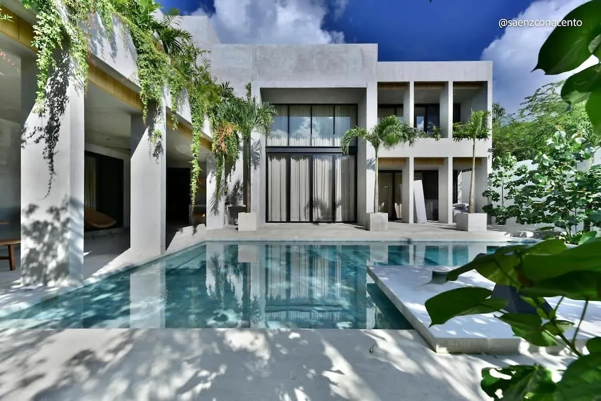 Brutalist 7Br Masterpiece Design, Luxury Pool Villa Tulum